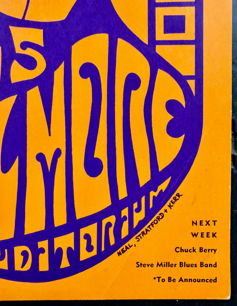 AUCTION - BG-69 - Jimi Hendrix - 1967 Poster - Fillmore Auditorium - Excellent