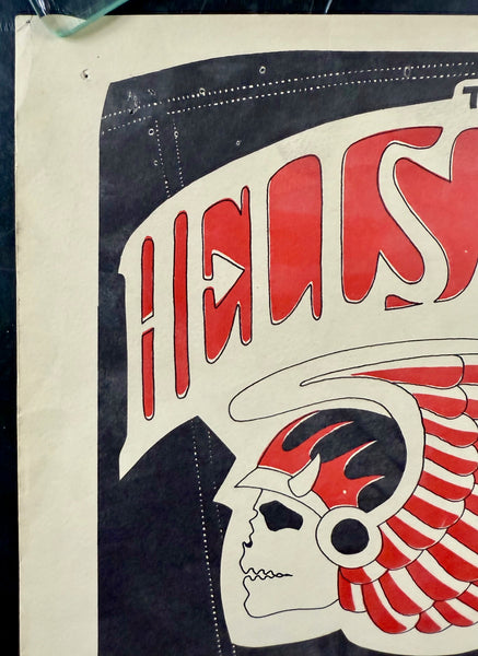 AUCTION - AOR 2.247 - Hells Angels - Merry Pranksters - 1966 Poster - Sokul Hall - Very Good