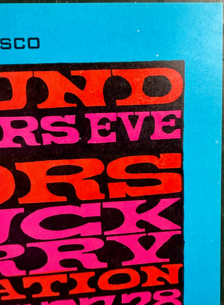 AUCTION - BG-99 - The Doors - Big Brother Janis Joplin - Bonnie MacLean Signed - 1967 Poster - Fillmore Auditorium - Near Mint