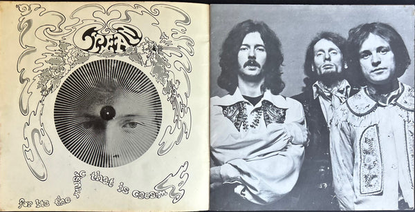 AUCTION - Cream - Eric Clapton - 1968 Final Concert - Tour Program - Very Good