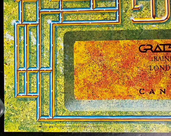 AUCTION - AOR 4.239 - Grateful Dead - Alton Kelley - 1978 Poster - European Tour - Near Mint Minus