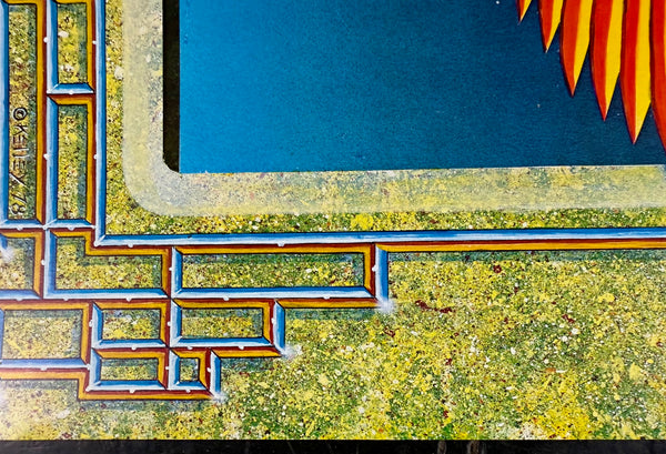 AUCTION - AOR 4.239 - Grateful Dead - Alton Kelley - 1978 Poster - European Tour - Near Mint Minus