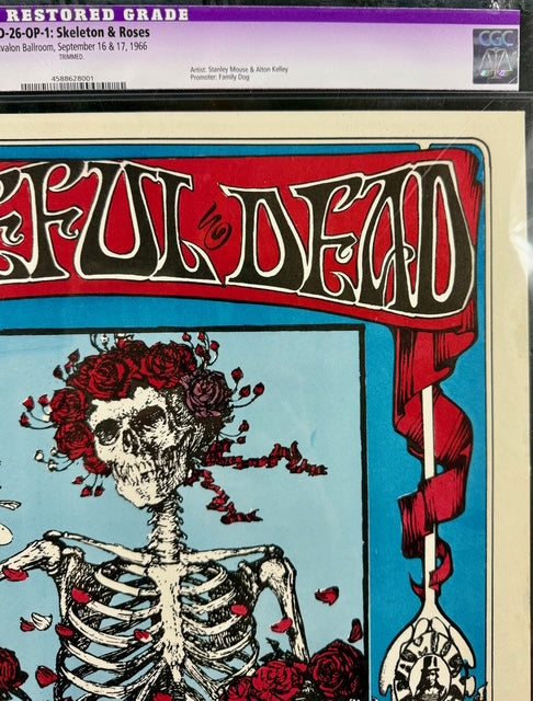 FD-26 - Grateful Dead - Mouse & Kelley - 1966 Poster - Avalon