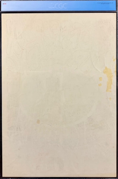 FD-1 -  Jefferson Airplane - "A Tribal Stomp" - Wes Wilson Signed - 1966 Poster - Fillmore Auditorium - CGC Graded 6.5