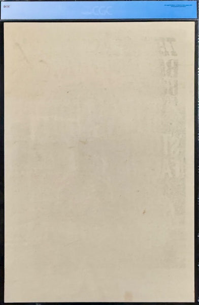 FD-11 - "Stone Facade" - Big Brother - Victor Moscoso - 1966 Poster - Avalon Ballroom - CGC Graded 8.5