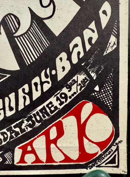 AUCTION -  AOR 2.307 - Steve Miller Band - 1966 Poster - The Ark  - Excellent