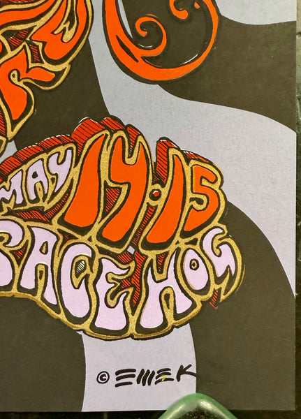 AUCTION - Black Crowes - Oasis - Los Angeles '01 - 1st Edition - Emek - Mint