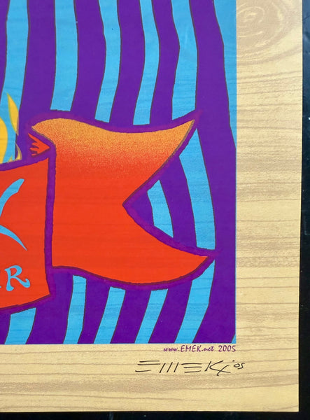 AUCTION - Audioslave - Phoenix '05 - Wood Edition of 7 - Emek - Near Mint