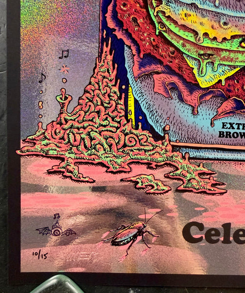 AUCTION - Ween - Chocolate and Cheese '24 - Shimmer Foil Blue Bun Variant - Edition of 15 - Emek - Mint