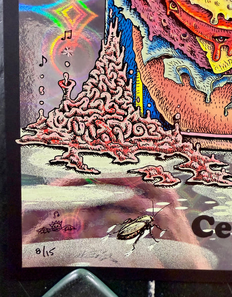 AUCTION - Ween - Chocolate and Cheese '24 - Circle Foil Variant - Edition of 15 - Emek - Mint