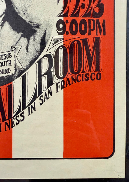 FD-5 - Blues Project - Great Society - Wes Wilson - 1966 Poster - Avalon Ballroom - CGC Graded 7.0