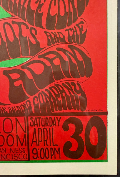 FD-6 - "Sin Dance" - Wes Wilson - 1966 Poster - Avalon Ballroom - CGC Graded 9.2