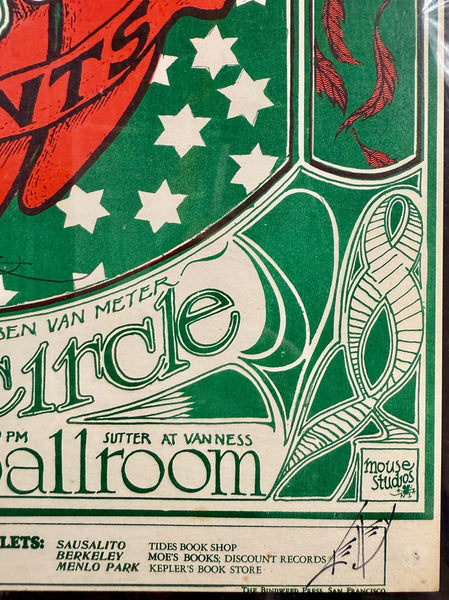 AUCTION - FD-33-OP-1 - "Logo" - Grateful Dead - Mouse & Kelley Signed - 1966 Poster - Avalon Ballroom - CGC Graded 8.0 - SF Rock Posters & Collectibles