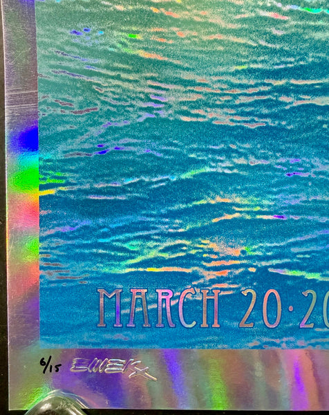 AUCTION -  Eddie Vedder - Sydney '11 - Foil Variant Edition - Emek - Near Mint Minus