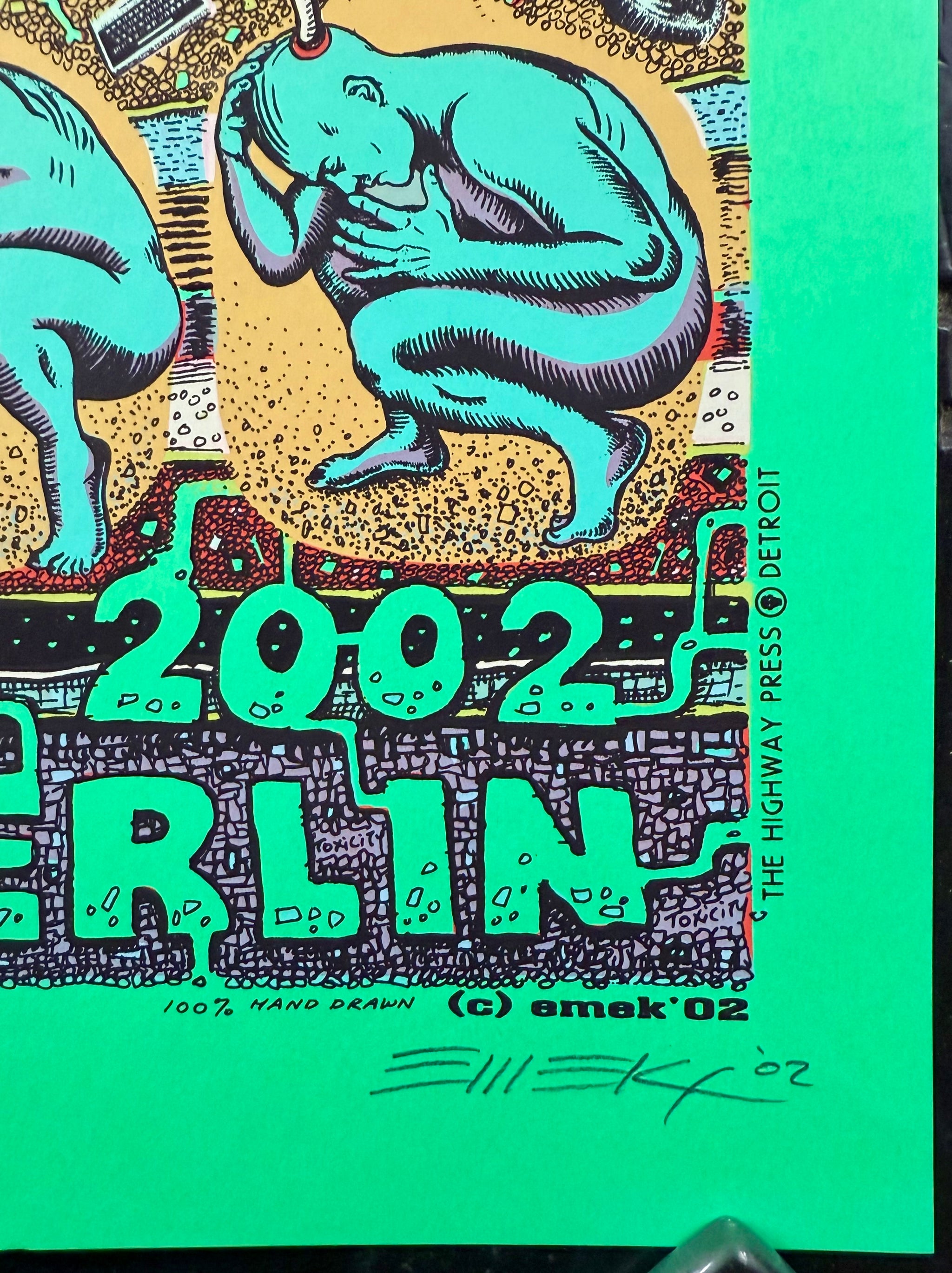 AUCTION - System of a Down - Berlin '02 - Green Variant Edition