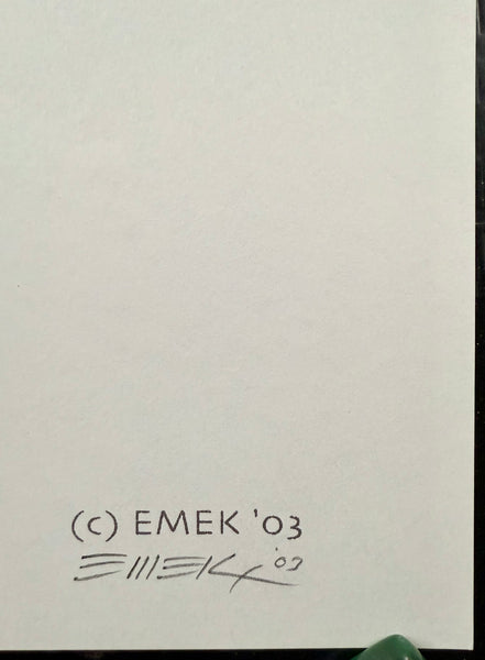 AUCTION - Queens of the Stone Age - Jacksonville '03 - White Variant - Edition of 20 - Emek - Near Mint