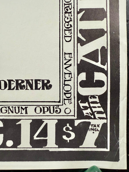 AUCTION - Jefferson Airplane - Hot Tuna - Open Air Festival - 1971 Poster - St. Paul, MN - Excellent