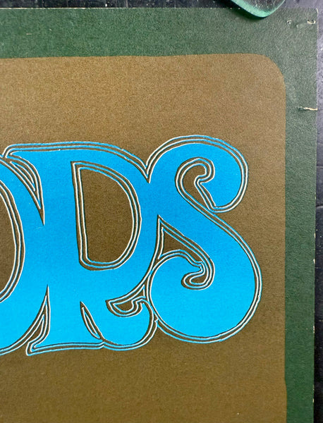 AUCTION - The Doors - Gary Grimshaw Signed - 1968 Poster - Cobo Arena - Good