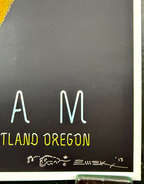 AUCTION - Pearl Jam - Portland '13 - Artist Proof Edition - Emek - Mint