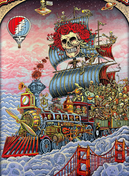 AUCTION - Dead & Company - San Francisco '25 - Artist Proof Edition - Emek - Mint