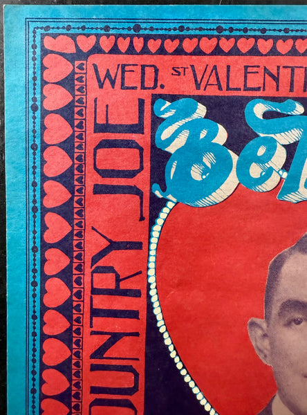 AUCTION - AOR 2.174 - Grateful Dead - "Be Mine" - Stanley Mouse - 1968 Poster - Carousel Ballroom - Excellent