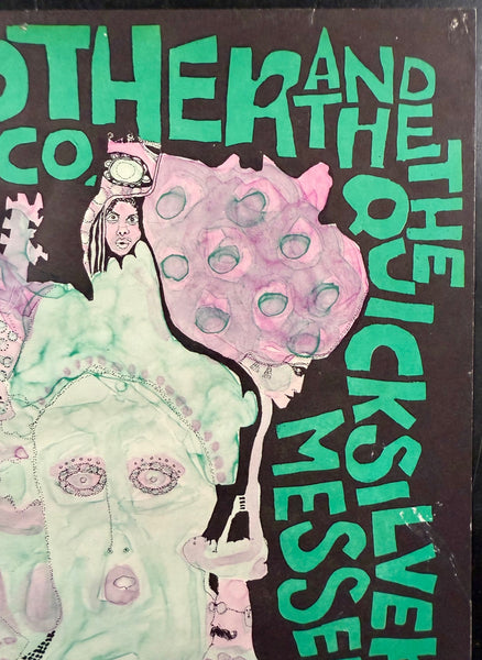 AUCTION - AOR 2.205 - Grateful Dead - Big Brother Janis Joplin - Mari Tepper - 1967 Poster - Winterland - Excellent