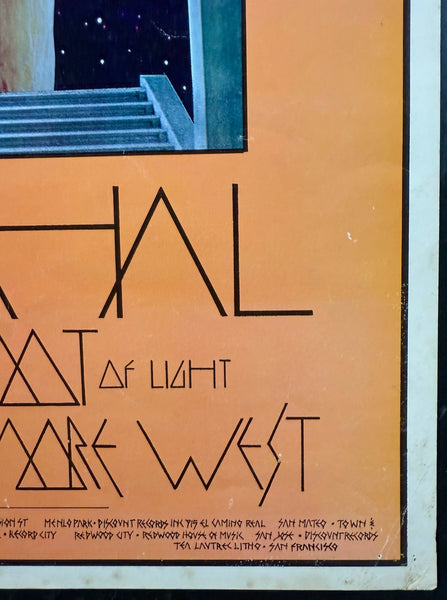 AUCTION - BG-216 - Grateful Dead - David Singer - 1970 Poster - Fillmore West - Excellent