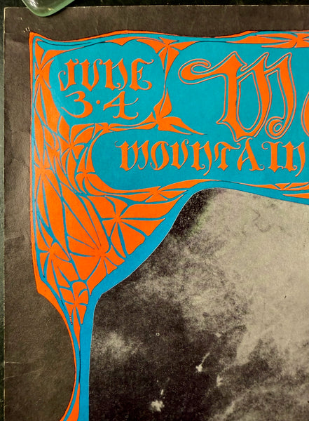 AUCTION - AOR 2.319 - Magic Mountain - The Doors - Jefferson Airplane/Moby Grape - Mouse & Kelley - 1967 Poster - Excellent