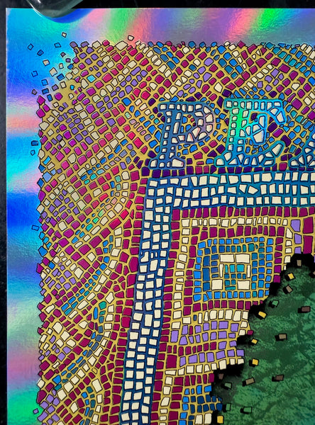 AUCTION - Pearl Jam - Rome ’18 - Live Stream Foil Variant - Artist Edition of 50 - Emek - Mint