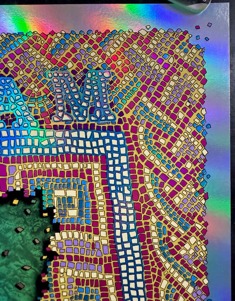 AUCTION - Pearl Jam - Rome ’18 - Live Stream Foil Variant - Artist Edition of 50 - Emek - Mint