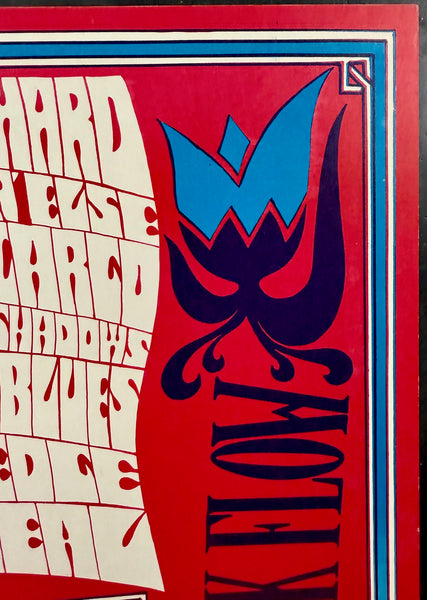 AUCTION - "A Tribal Flow" - 1967 Poster - Grande Ballroom - Near Mint Minus