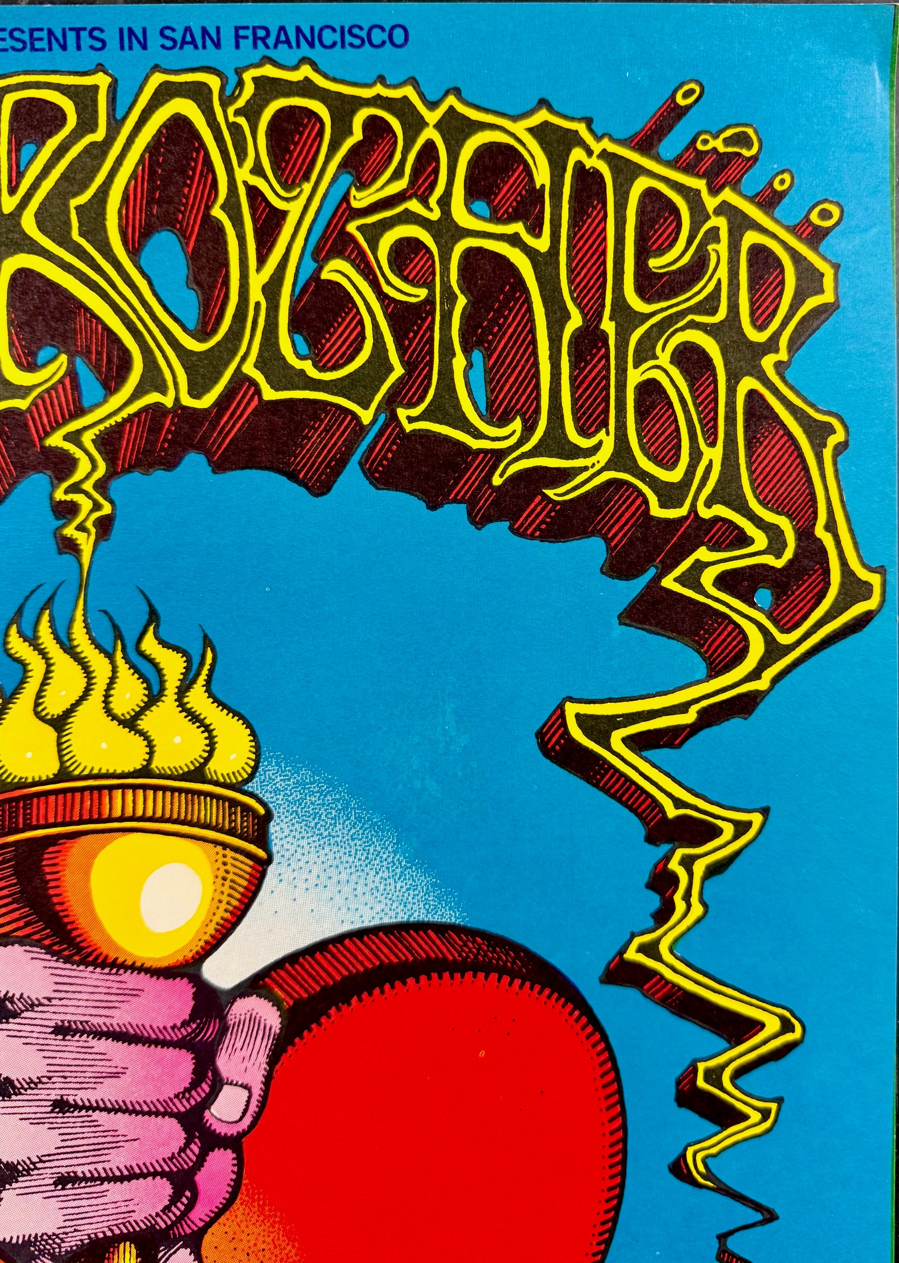 AUCTION - BG-136 - Big Brother Janis Joplin - Rick Griffin - 1968