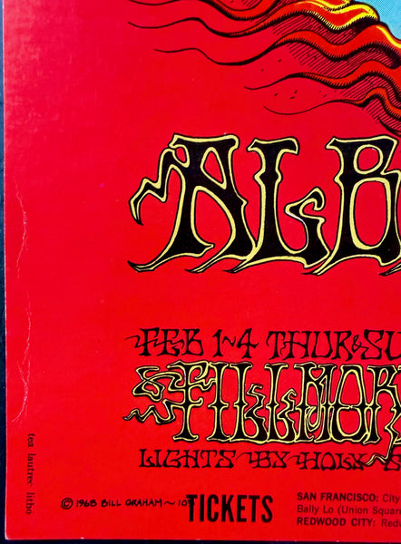 AUCTION - BG-105-RP-2 - Jimi Hendrix - Rick Griffin - 1968 Poster - Fillmore/Winterland - Very Good - SF Rock Posters & Collectibles