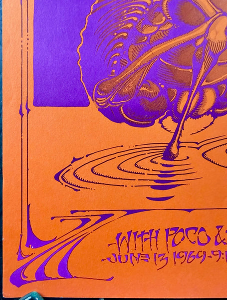 AUCTION - AOR 3.65 - The Who - Rick Griffin - 1969 Poster - Hollywood Palladium - Near Mint Minus - SF Rock Posters & Collectibles