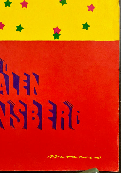 AUCTION - Neon Rose 24 - Moscoso - Poetry Reading - 1968 Poster - San Francisco - Excellent