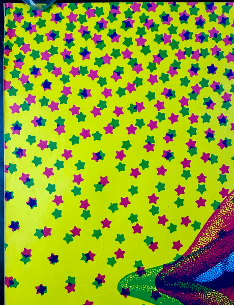 AUCTION - Neon Rose 24 - Moscoso - Poetry Reading - 1968 Poster - San Francisco - Excellent