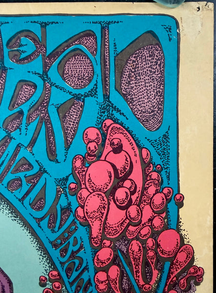 AUCTION - AOR 2.163 - Grateful Dead - Berry Dropper - Steve Catron - 1968 Poster - Carousel Ballroom - Very Good - SF Rock Posters & Collectibles