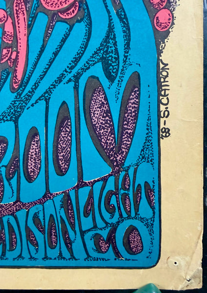 AUCTION - AOR 2.163 - Grateful Dead - Berry Dropper - Steve Catron - 1968 Poster - Carousel Ballroom - Very Good - SF Rock Posters & Collectibles