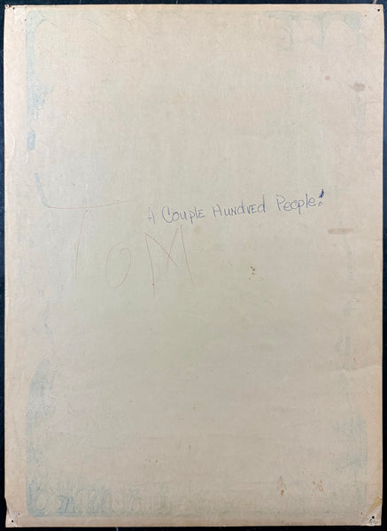 AUCTION - Neon Rose 24 - Moscoso - Poetry Reading - 1968 Poster - San Francisco - Excellent