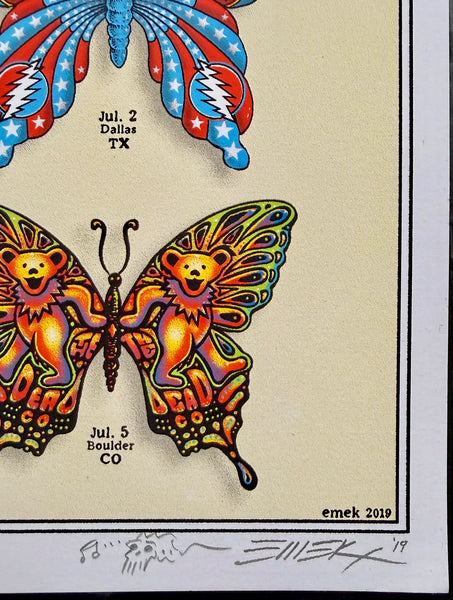 AUCTION - Dead & Company - Summer Tour' 19 - Artist Proof Edition - Emek -  Mint - SF Rock Posters & Collectibles