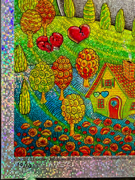 AUCTION - Elton John - Las Vegas '22 - Sparkle Foil - Edition of 10 - Emek - Mint - SF Rock Posters & Collectibles