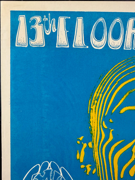 AUCTION - FD-28 - 13th Floor Elevators - Quicksilver - Mouse & Kelley - 1966 Poster - Avalon Ballroom - Excellent - SF Rock Posters & Collectibles
