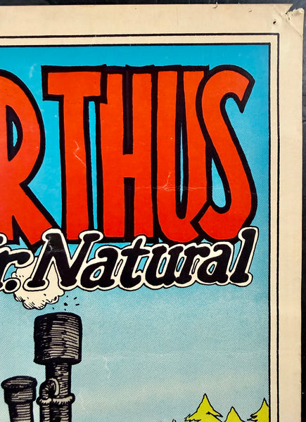 AUCTION - Mr. Natural - "Twas Ever Thus" - Robert Crumb - 1972 Poster - Very Good
