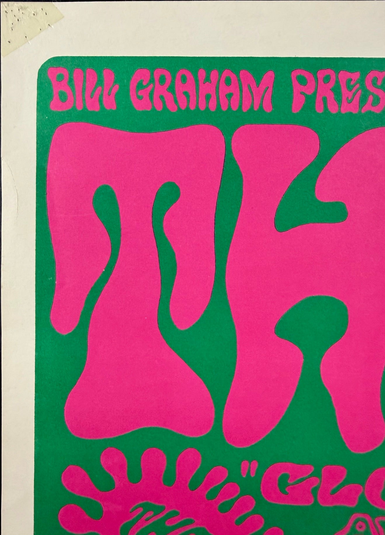 AUCTION - BG-12 - Van Morrison & Them - Wes Wilson - 1966 Poster