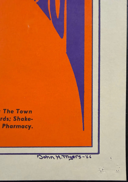 AUCTION - BG-27 - Frank Zappa & The Mothers - 1966 Poster - Fillmore Auditorium - Excellent - SF Rock Posters & Collectibles