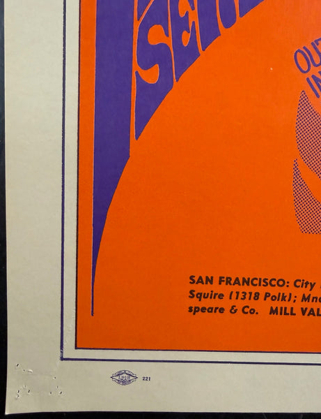 AUCTION - BG-27 - Frank Zappa & The Mothers - 1966 Poster - Fillmore Auditorium - Excellent - SF Rock Posters & Collectibles