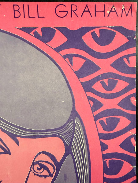 AUCTION - BG-44 - The Doors - Wes Wilson - 1967 Poster -  Fillmore  Auditorium - Very Good