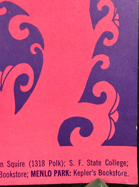 AUCTION - BG-44 - The Doors - Wes Wilson - 1967 Poster -  Fillmore  Auditorium - Very Good