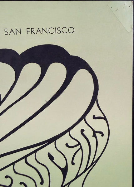 AUCTION - BG-62 - Grateful Dead - Wes Wilson - 1967 Poster - Fillmore Auditorium - Excellent