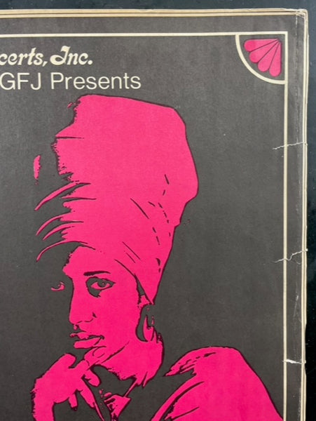 AUCTION - Aretha Franklin - 1974 Poster - Hollywood Bowl - Good